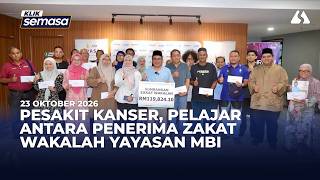 Pesakit kanser, pelajar antara 29 penerima zakat wakalah Yayasan MBI