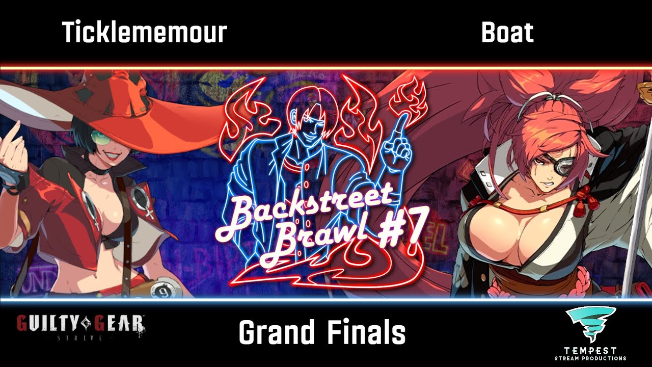 Ticklememour (I-No) vs Boat (Baiken) - Strive Grand Finals - Backstreet Brawl #7