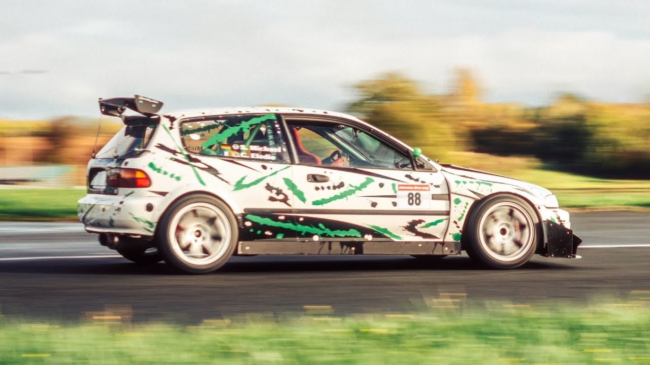 Civic eg turbo time attack Best lap 57.3