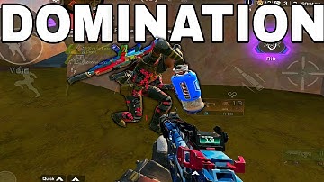 Wraith MOVEMENT Caustic DOMINATION Apex Legends Mobile Gameplay