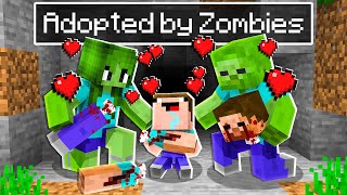 Baby Shark - Adopted by ZOMBIES in Minecraft - Animation!