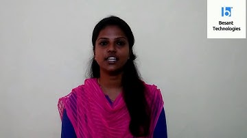 Student Review- SQL - Besant Technologies Velachery