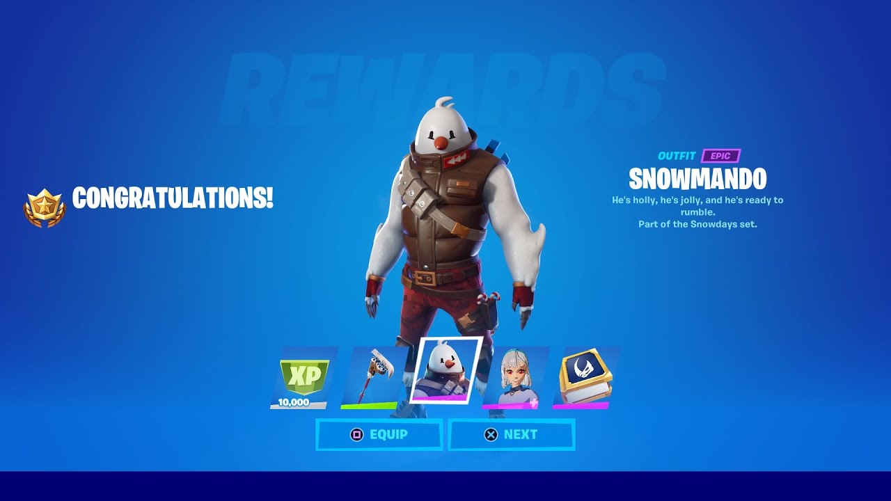 Catch a Snowy Flopper (1) - Fortnite Operation Snowdown Challenges