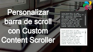 Personalizar barra de scroll con custom content scroller | plugin jquery - scrollbar