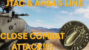 JTAC EXECUTES 5 LINE WITH AH64 | DCS | JTAC | CAS |