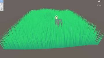 Unity, Unlit Grass Geometry shader.