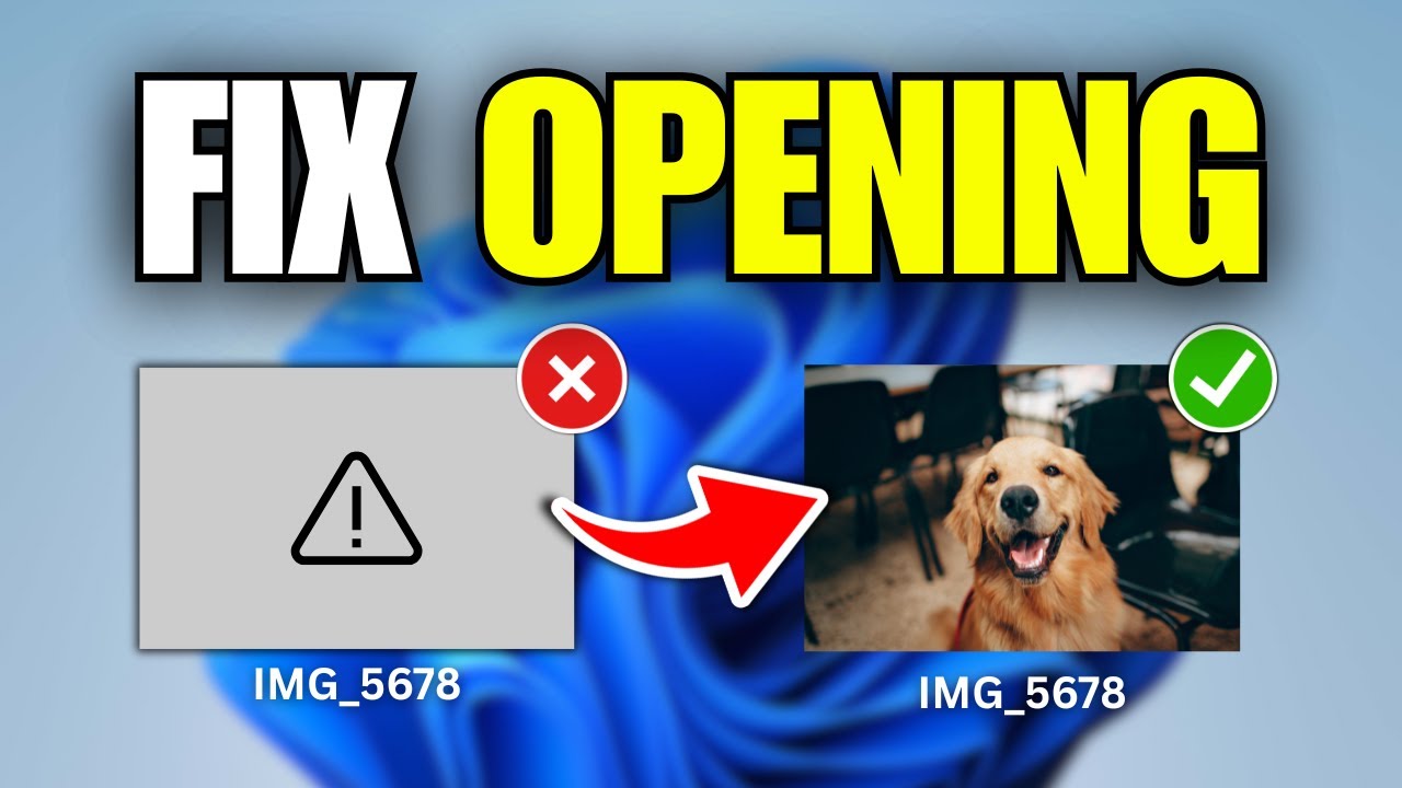 How To Fix JPG Files Not Opening In Windows 11 (JPG & JPEG) - YouTube
