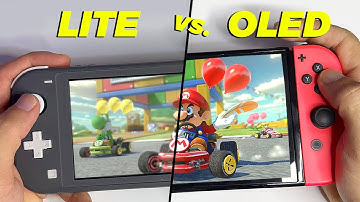 Mario Kart 8 - Switch LITE vs OLED Switch (Which One you should buy?) 4K