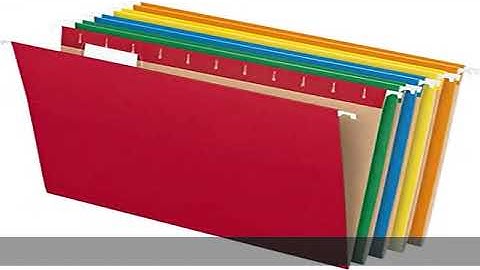 Pendaflex Hanging File Folders, Letter Size, Assorted Colors, 1/5-Cut Adjustable Tabs, 25 Per Box (