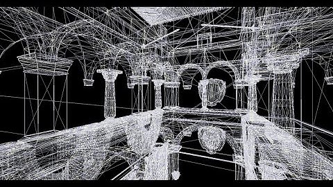 OpenGL: Sponza model without textures