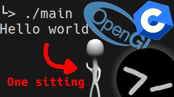 3D animated character from first principles in one sitting (c + opengl)