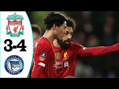 Liverpool vs Hertha Berlin 3-4 & Goal Sadio Mane  HD