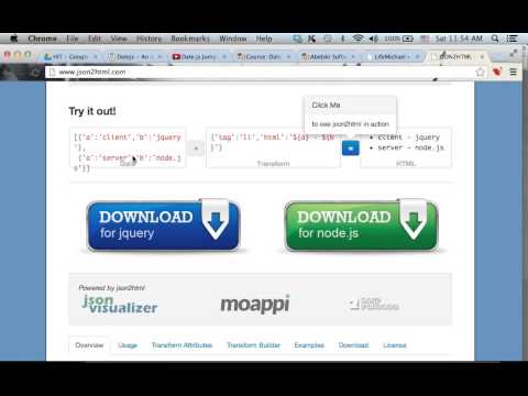 JSON2HTML Overview