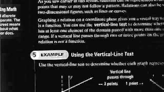 Algebra 2 - 2-1 Relations and Functions