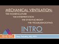 Mechanical ventilation introduction  bavls