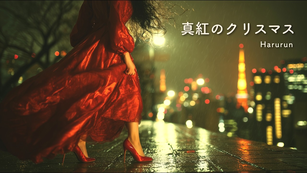 『真紅のクリスマス』オリジナル曲 - Harurun【AI MV】（Crimson Christmas）