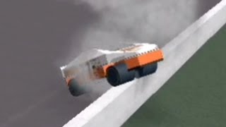 Famous Brett Bodine crash 2003 Sirius 400 @ Michigan | Roblox reenactment Net Worth