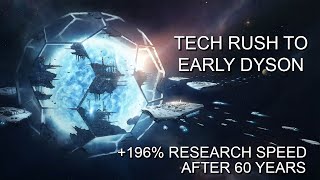 3.8 Stellaris Builds | Shattered Ring Tech Rush to early Dyson Sphere