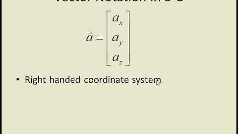 Vectors Introduction part 1