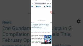 2nd Gundam Reconguista In G Compilation Film Reveals Title February Opening