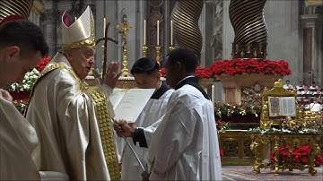 First Vespers of Mary, Mother of God and Te Deum in thanksgiving for the past year 31 December 2024