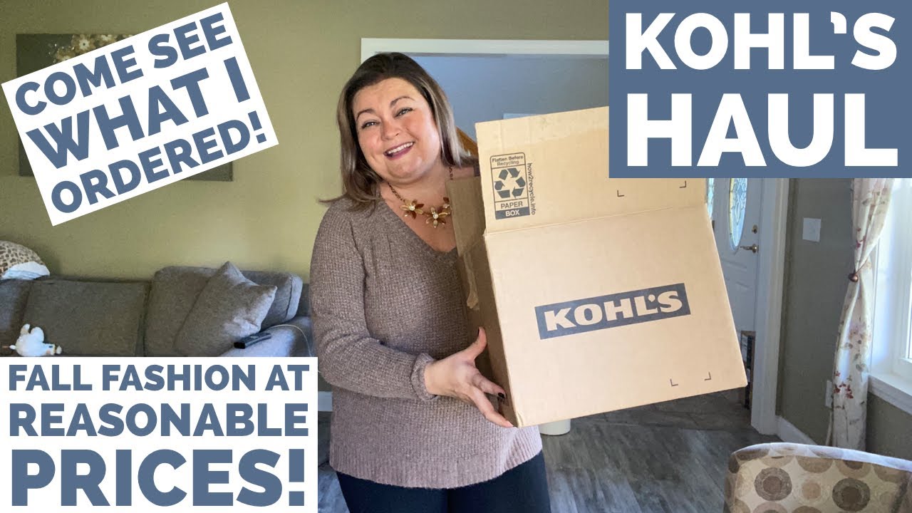 Kohls Haul // Fall fashion at great prices! // November 2021 YouTube