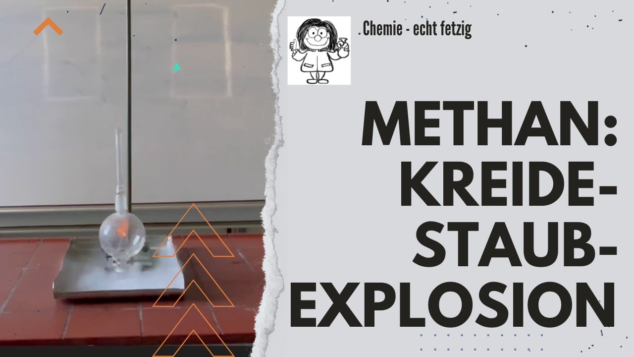 10 Methan - Kreidestaubexplosion - mit Experiment - YouTube