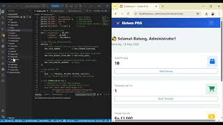 Tugas implementasi PHP PDO - Sistem Kasir (POS) Sederhana