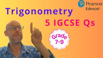8 IGCSE Trigonometry Questions (Set 2)