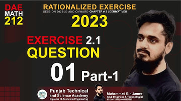DAE MATH 212 Chapter 2 Exercise 2.1 Question 1 Part 1 #math212