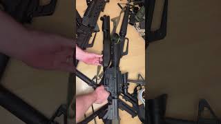 Colt M4A1 RIS with ACOG and Remington M870 Masterkey by Marui GBB #airsoft