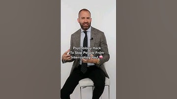 How to stop people from interrupting you. #shorts #hack #howto