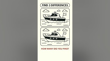 Can YOU Spot the 3 Differences? 👀 #spotthedifference #quiz #findthedifference