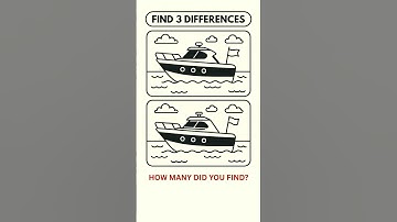 Can YOU Spot the 3 Differences? 👀 #spotthedifference #quiz #findthedifference