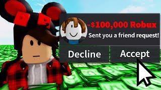 How I Stole $100,000 Robux From a YouTuber