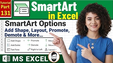 MS-EXCEL-131-How to Use SmartArt in Excel: Add Shape, Layout, Promote, Demote & More (Full Tutorial)