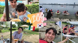 Carrera de lanchas en el Río Han + Preparándonos para la mudanza + Calorón en Corea | Vlog