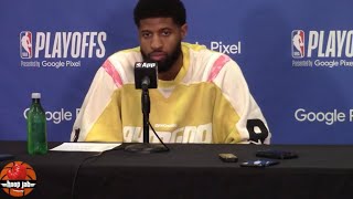 Paul George Reacts To The Clippers 96-93 Game 2 Loss To The Mavericks. HoopJab NBA