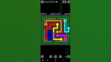 How To Solve Flow Free Courtyard Pack Level 42 8x8 Easy Board Walk Through Solution Walkthrough