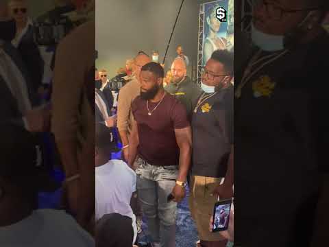 Tyron Woodley, Jake Paul camps get into heated exchange after ...