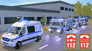White Emergency Call 112 - Rapid Response Fire Brigade - The Fire Fighting Simulation 2