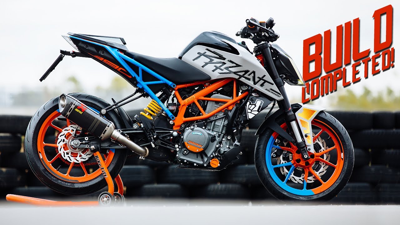 Comprensión O Corta vida SICKEST STREETBIKE OF 2019 [Duke 390 street build - part 4] | RokON vlog  #80 - YouTube