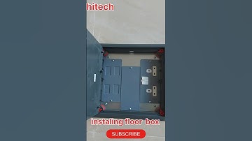 how to installa floor box