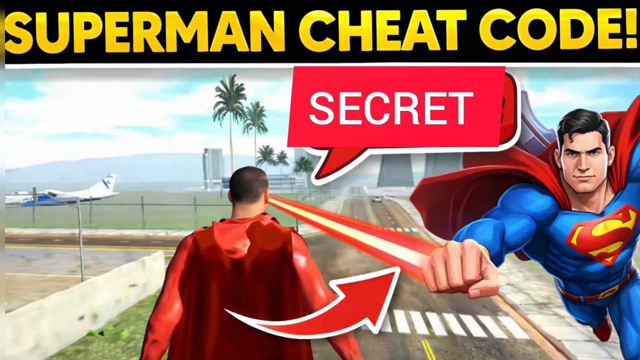 Superman Ka Cheat Code Number 😱 In INDIAN BIKE DRIVING 3D