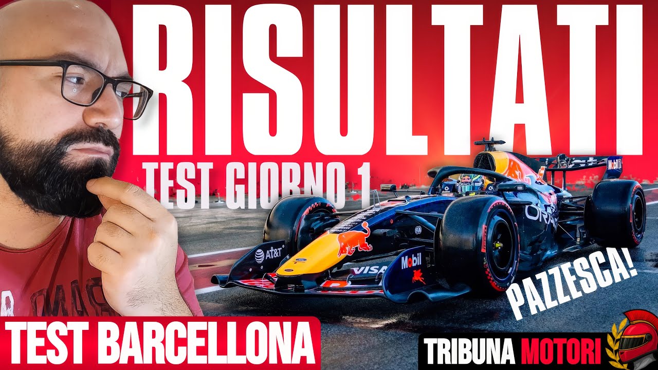 🔥FINE TEST BARCELLONA GIORNO 1: RED BULL DAVANTI A TUTTI - YouTube