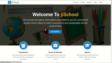 jiSchool :- Admin Panel Demo