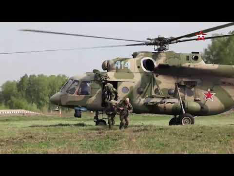 Participants of the all-army competition Army Scout Masters landed in the rear of the mock enemy