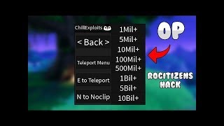 New September 2019 Rocitizens Op Gui Script Hack Unlimited Money Teleport Low Gravity Youtube - roblox rocitizens hack script