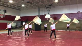 McArthur Color Guard Solo and Ensemble February 20, 2016