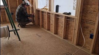 Running Wires For The Master Bedroom : Large 2 Story Addition